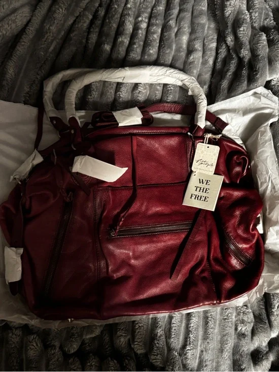 Free People Emerson Tote - Red Rock Color, from the We the People Line. - Picture 6 of 8